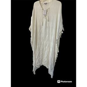 NWTGS Walter Baker Acapulco Kaftan Swimsuit Cover Up Maxi Dress SZ O/S